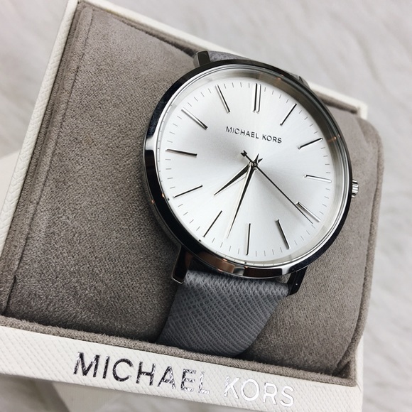 Michael Kors Accessories - Michael Kors gray jaryn silver classic watch